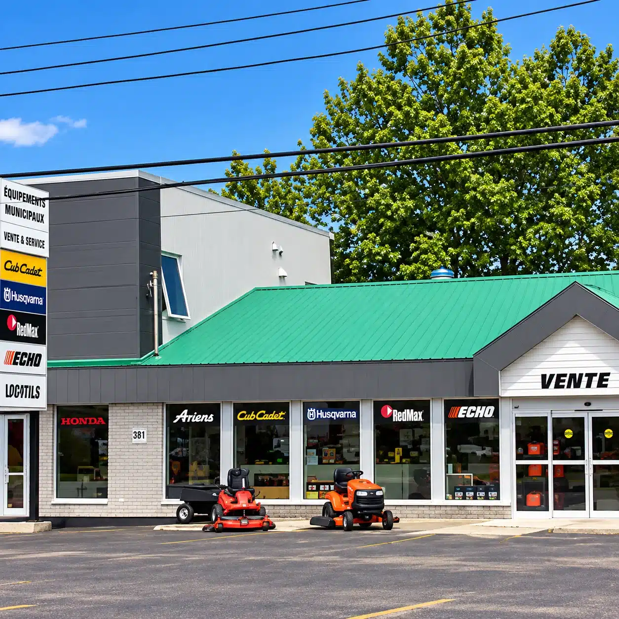 Équipements motorisés St-Nicolas inc. — Saint-Nicolas, réalisation de Constructions M