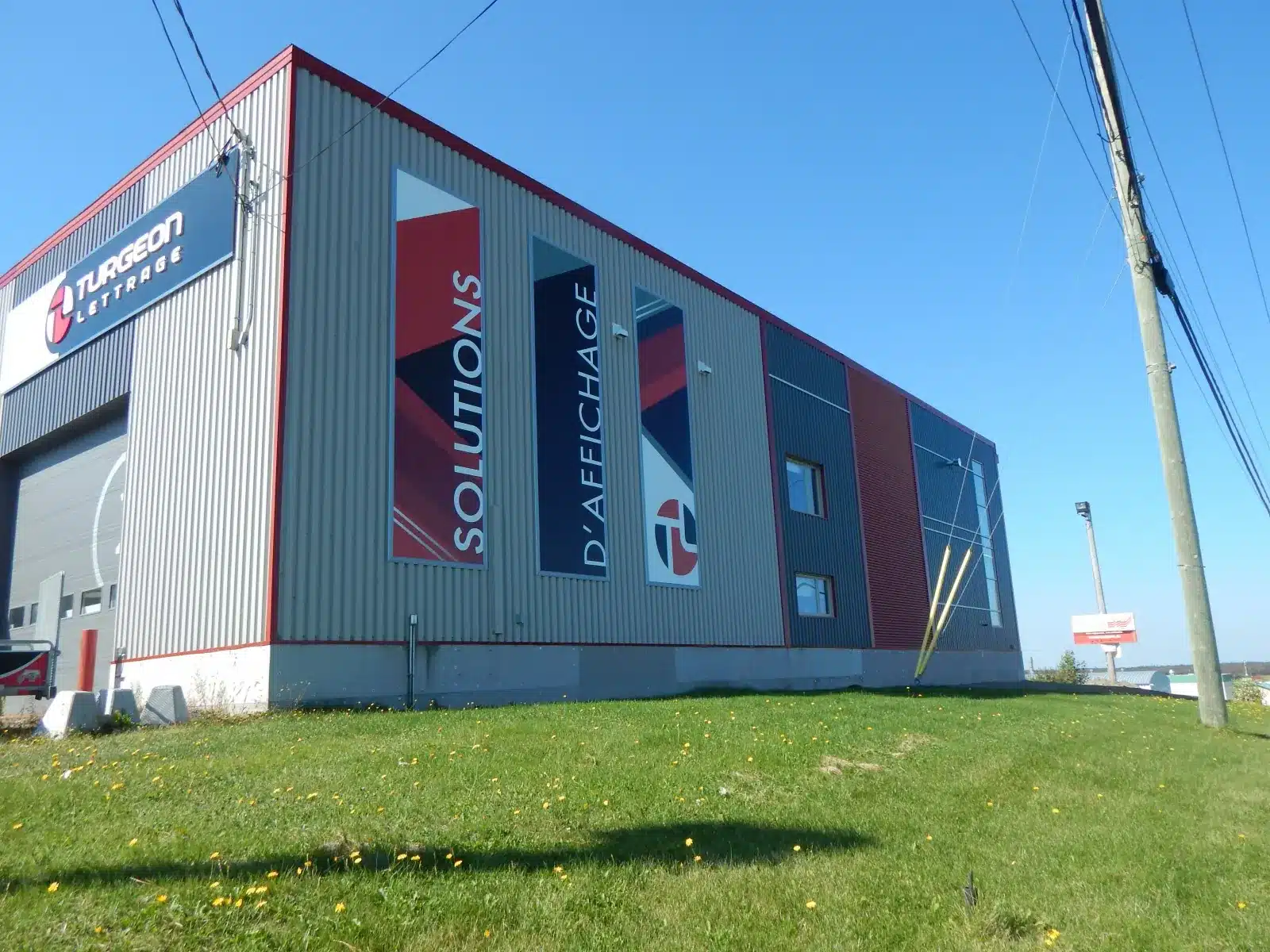 Turgeon Lettrage, réalisation de Constructions M